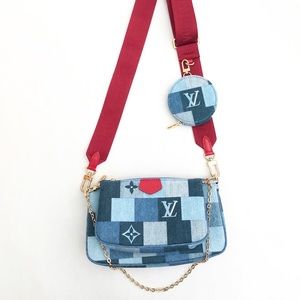 Louis Vuitton Multi Pochette - Denim Rouge